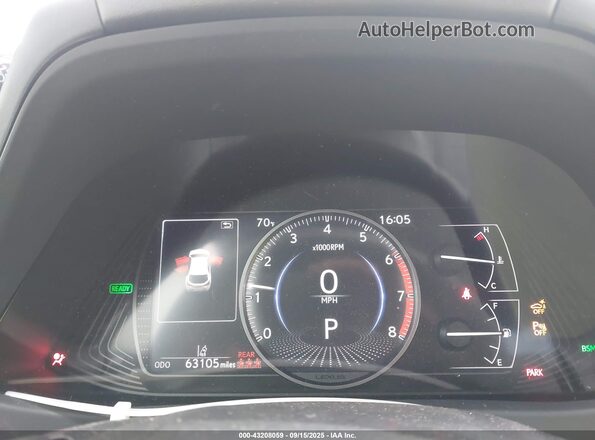 JTHX6JBH3R2160069 2024 LEXUS UX 250H Gray Widok tylnych siedzeń
