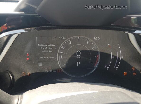 JTJADCEZXN5000581 2022 LEXUS NX Black Instrument cluster view
