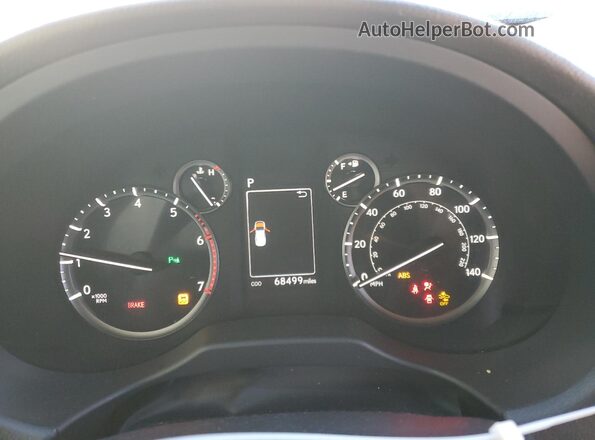 JTJAM7BX1M5288645 2021 LEXUS GX Белый Вид щитка приборов