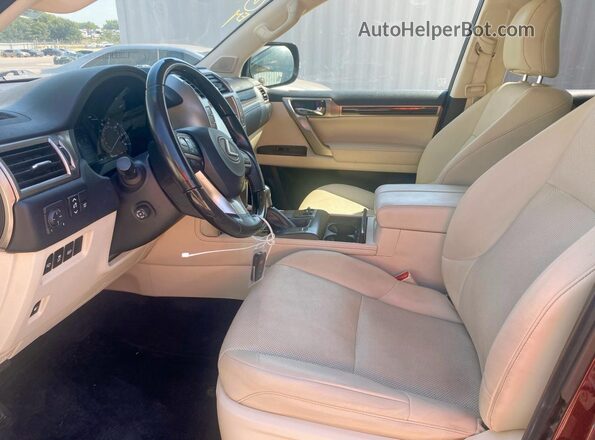 JTJAM7BX9L5253401 2020 LEXUS GX Бордовый Вид салона спереди
