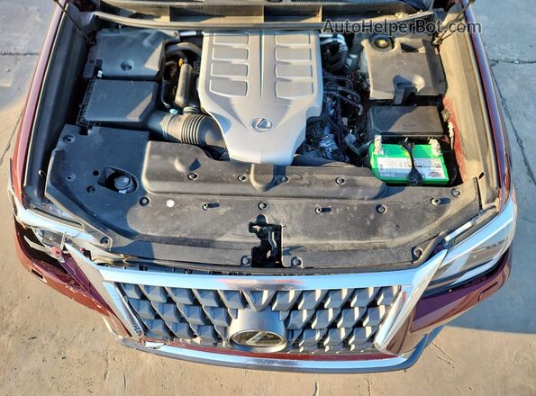 JTJAM7BX9L5253401 2020 LEXUS GX Бордовый Вид подкапотного пространства