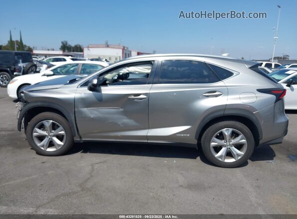 JTJBJRBZ4H2074654 2017 LEXUS NX 300H Серебряный 