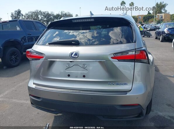 JTJBJRBZ4H2074654 2017 LEXUS NX 300H Серебряный 