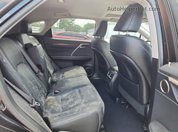 JTJBZMCAXJ2033357 2018 LEXUS RX Black უკანა სავარძლების ხედი