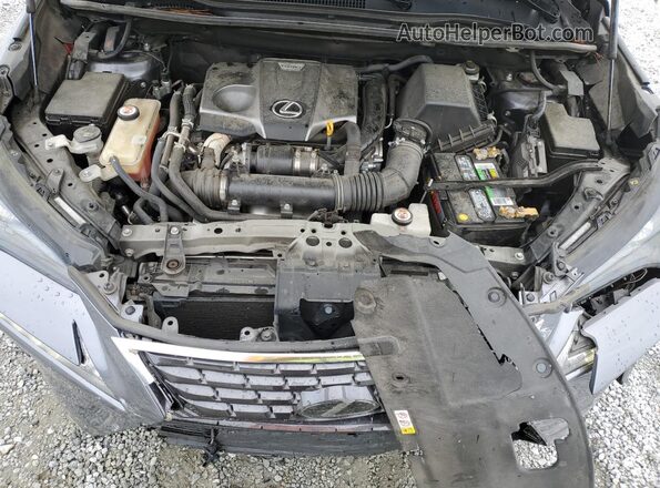 JTJDARBZ8M2193892 2021 LEXUS NX Blue ძრავის განყოფილების ხედი