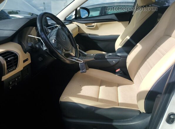 JTJDARDZXM5026297 2021 LEXUS NX White Вид салону спереду
