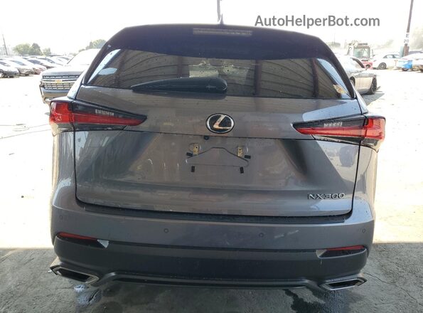 JTJGARBZXM2193552 2021 LEXUS NX Gray Rear view