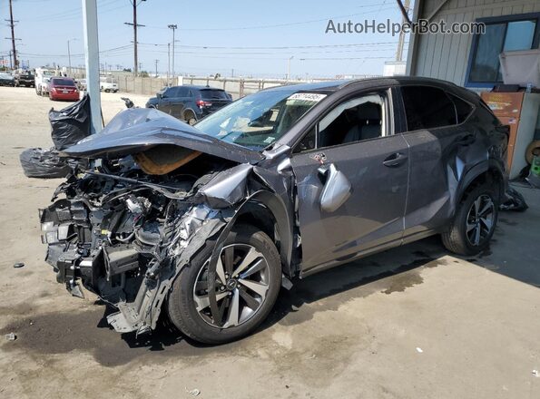 JTJGARBZXM2193552 2021 LEXUS NX Gray Front left