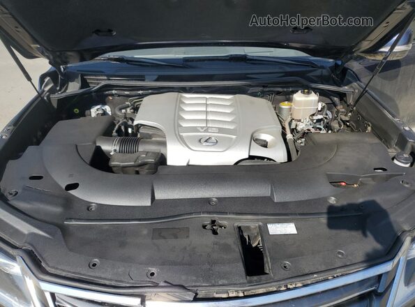 JTJHY7AX4J4264796 2018 LEXUS LX Синий Вид подкапотного пространства