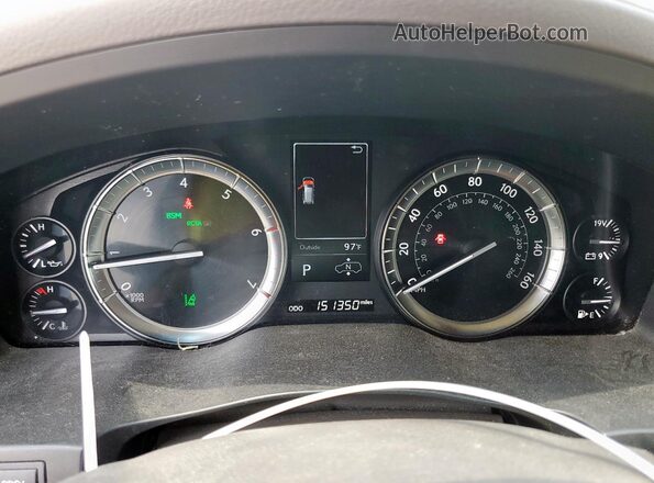JTJHY7AX6H4226741 2017 LEXUS LX Белый Вид щитка приборов