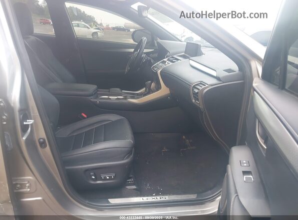 JTJSARBZ7M2203562 2021 LEXUS NX 300 Silver Вид салону спереду
