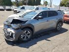 2023 Subaru Solterra Premium Gray vin: JTMABABA2PA026730 Damage: Left Front Fender, Dent(s) W/ Paint Dmg, 2 to 3 inches