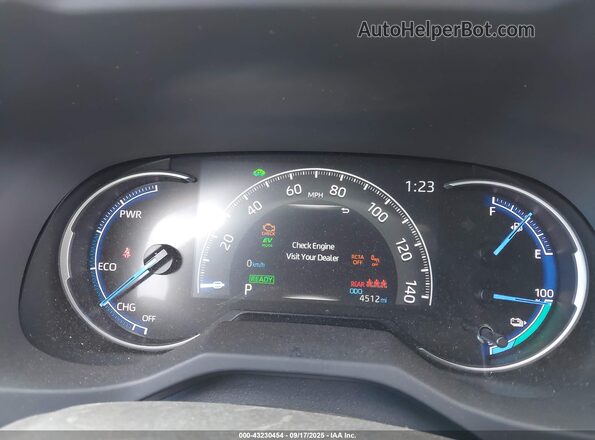 JTMCB3FV2SD235717 2025 TOYOTA RAV4 PLUG-IN HYBRID Белый Вид задних сидений