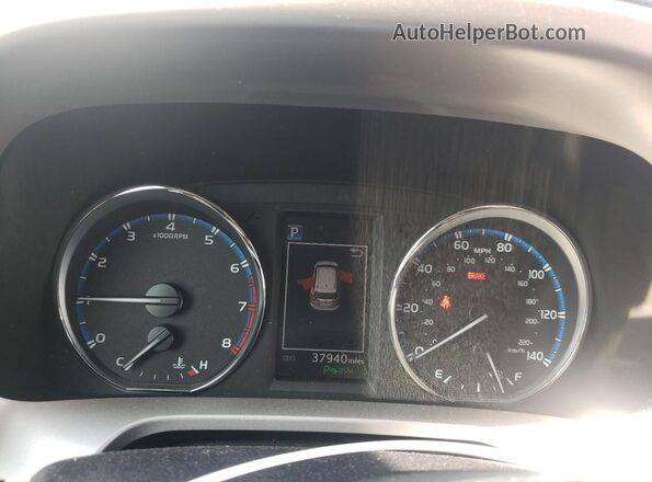 JTMDFREV2JJ185205 2018 TOYOTA LIMITED Синий Вид щитка приборов