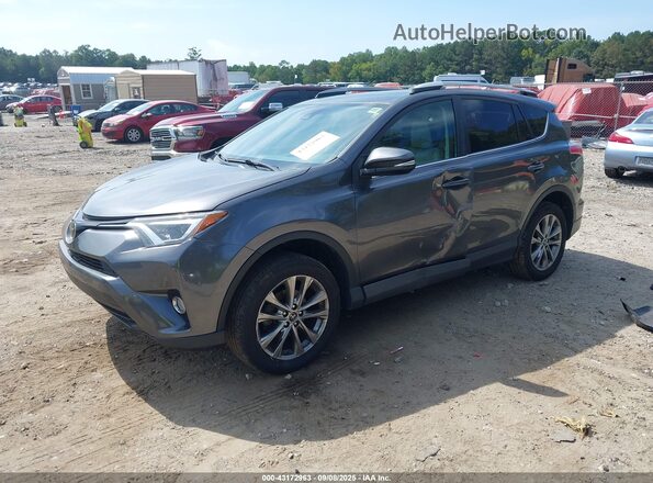 JTMDFREV5JD235450 2018 TOYOTA LIMITED Gray Vista tres cuartos delantera izquierda