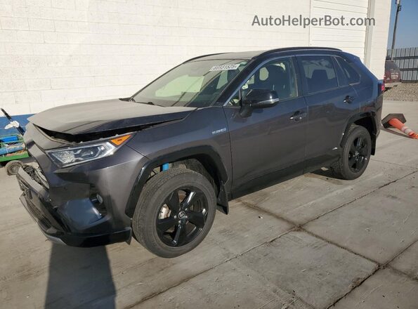 JTME6RFV9MJ005760 2021 TOYOTA RAV4 Gray Vista tres cuartos delantera izquierda