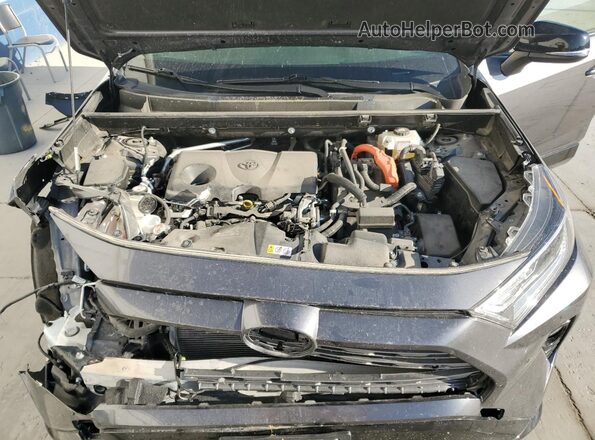 JTME6RFV9MJ005760 2021 TOYOTA RAV4 Gray Vista del compartimento del motor