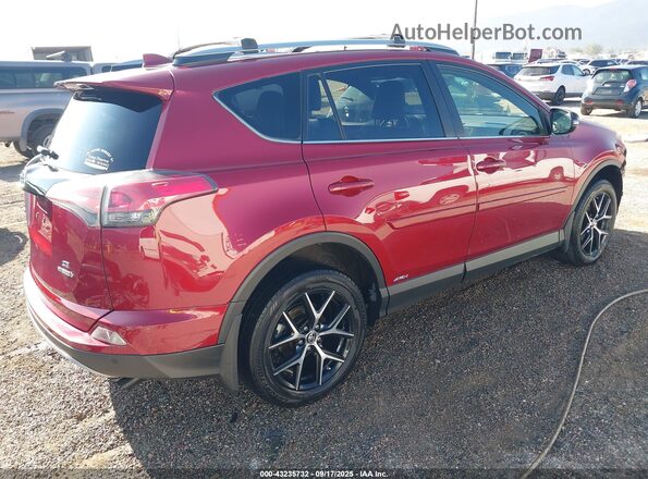 JTMJJREV2JD237089 2018 TOYOTA RAV4 HYBRID Red Tył prawy