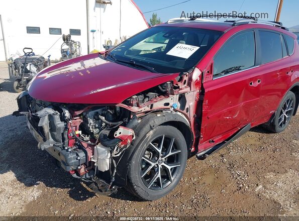 JTMJJREV2JD237089 2018 TOYOTA RAV4 HYBRID Red Widok z przodu