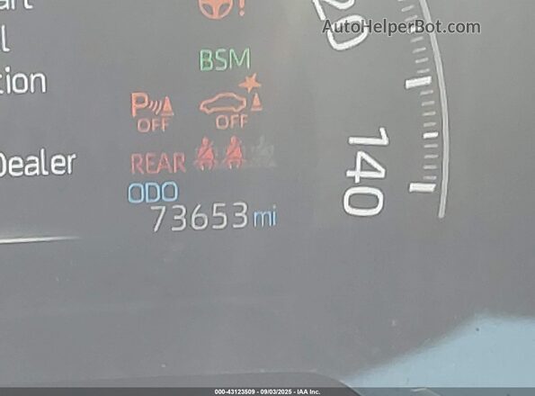 JTMN1RFV0MD075709 2021 TOYOTA LIMITED Blue უკანა სავარძლების ხედი