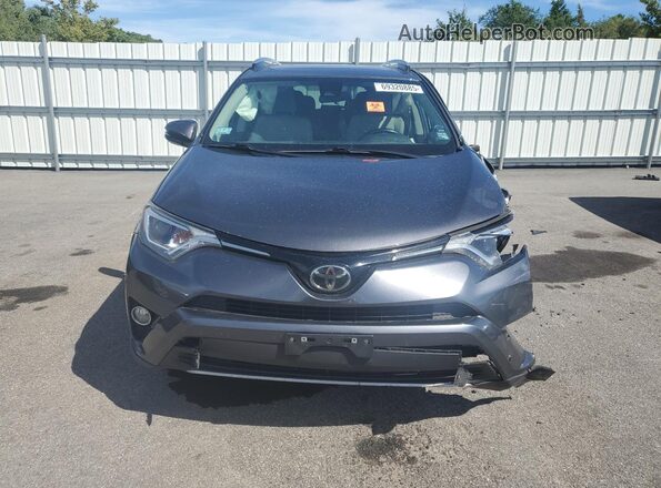 JTMRFREV6JD253025 2018 TOYOTA RAV4 Gray Դիմացի տեսք