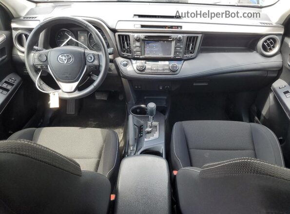 JTMRFREV7JD240350 2018 TOYOTA RAV4 White Առջևի վահանակի տեսք