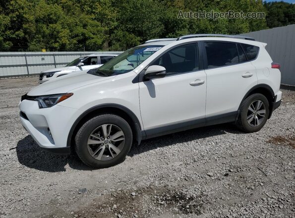 JTMRFREV7JD240350 2018 TOYOTA RAV4 White Առջևի ձախ երեք քառորդ տեսարան