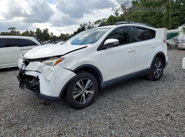 JTMWFREV4JD122856 2018 TOYOTA RAV4 White Առջևի ձախ երեք քառորդ տեսարան