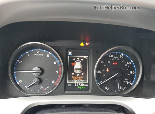 JTMWFREV7JJ187671 2018 TOYOTA RAV4 Белый Вид щитка приборов