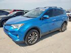 2018 Toyota Rav4 Limited Blue vin: JTMYFREV5JJ158906