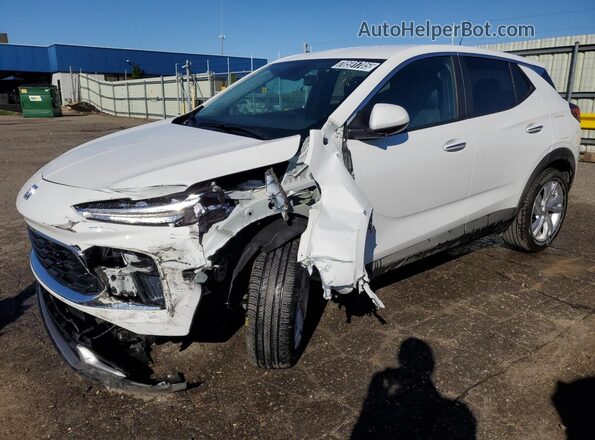 KL4AMBSL5SB129705 2025 BUICK ENCORE White წინა მარცხენა ხედი სამი მეოთხედიდან