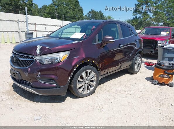 KL4CJASB6HB076962 2017 BUICK ENCORE Burgundy Przód lewy