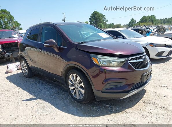 KL4CJASB6HB076962 2017 BUICK ENCORE Burgundy Przód prawy