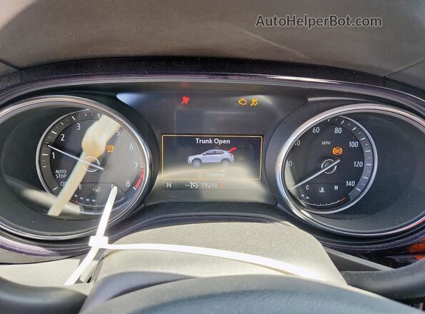 KL4MMDS27PB098139 2023 BUICK ENCORE Black ხელსაწყოთა პანელის ხედი