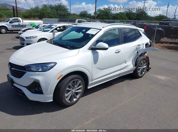 KL4MMDSL0MB177947 2021 BUICK ENCORE Белый Передняя левая четверть