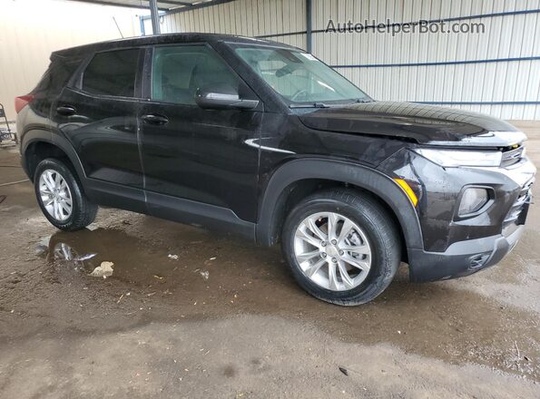 KL79MMS22MB160521 2021 CHEVROLET TRAILBLAZER Black Передня права чверть