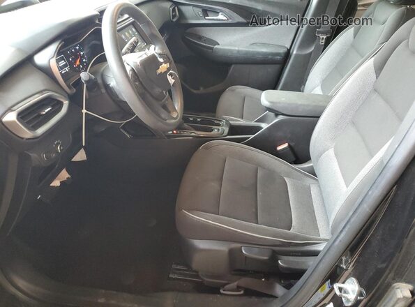 KL79MMS22MB160521 2021 CHEVROLET TRAILBLAZER Black Вид салону спереду