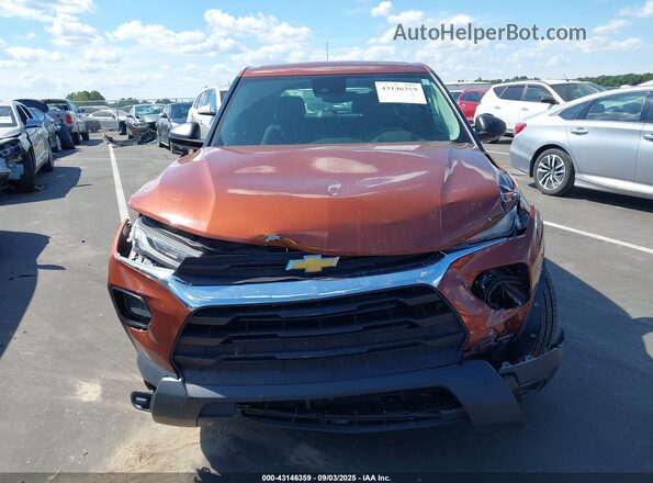 KL79MMS26MB018687 2021 CHEVROLET TRAILBLAZER Оранжевый Вид щитка приборов