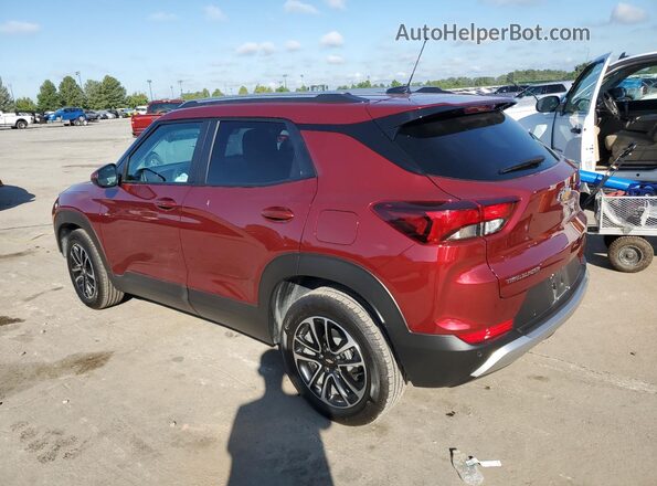 KL79MPSL3SB002292 2025 CHEVROLET TRAILBLAZER Maroon Rear left