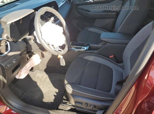 KL79MPSL3SB002292 2025 CHEVROLET TRAILBLAZER Maroon Front interior view
