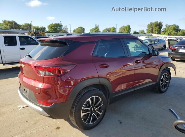 KL79MPSL3SB002292 2025 CHEVROLET TRAILBLAZER Maroon Rear right