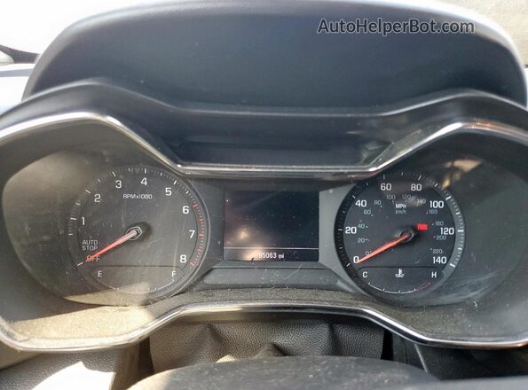 KL79MPSL4MB004166 2021 CHEVROLET TRAILBLAZER Black Вид щитка приладів
