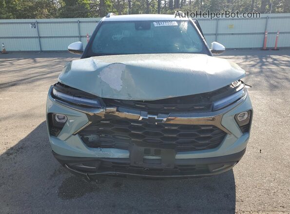 KL79MSSL2SB033309 2025 CHEVROLET TRAILBLAZER Green Front view