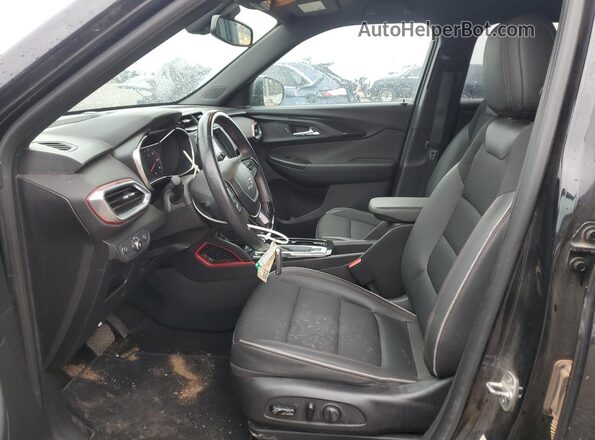 KL79MTSL7MB165488 2021 CHEVROLET TRAILBLAZER Black Widok wnętrza z przodu