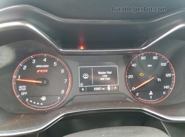 KL79MTSL7MB165488 2021 CHEVROLET TRAILBLAZER Black Widok zestawu wskaźników