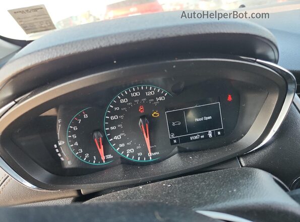 KL7CJLSB9JB676749 2018 CHEVROLET TRAX Gray Instrument cluster view