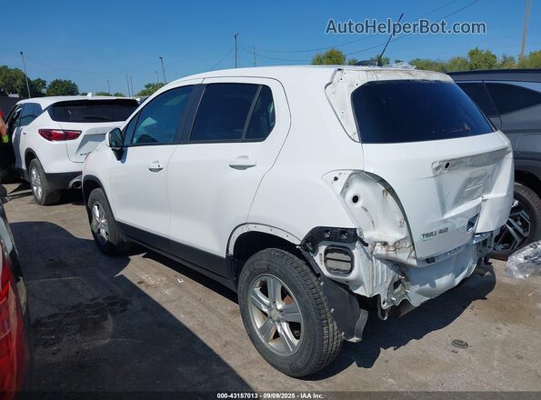 KL7CJNSMXMB361069 2021 CHEVROLET TRAX White Trasero izquierdo
