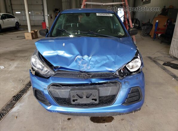 KL8CB6SA0JC442558 2018 CHEVROLET SPARK Blue Widok z przodu