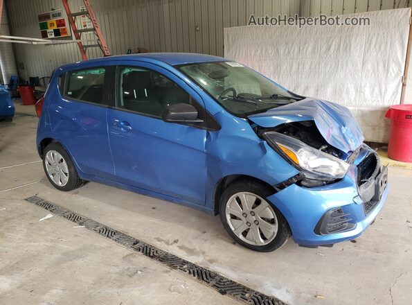 KL8CB6SA0JC442558 2018 CHEVROLET SPARK Blue Przód prawy
