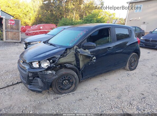 KL8CB6SA2JC474850 2018 CHEVROLET SPARK Черный Передняя левая четверть